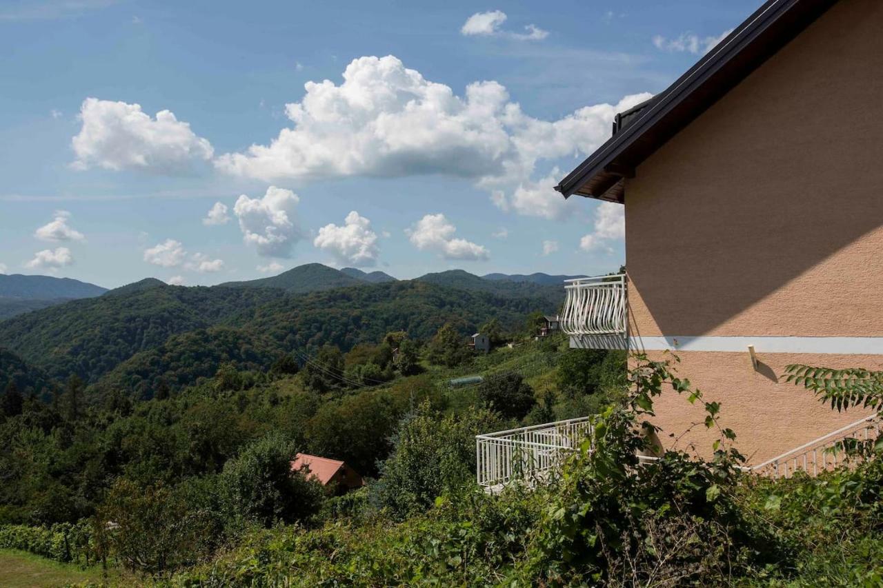 Vila Zagreb - Samobor, Croatia Castle View House Exteriér fotografie