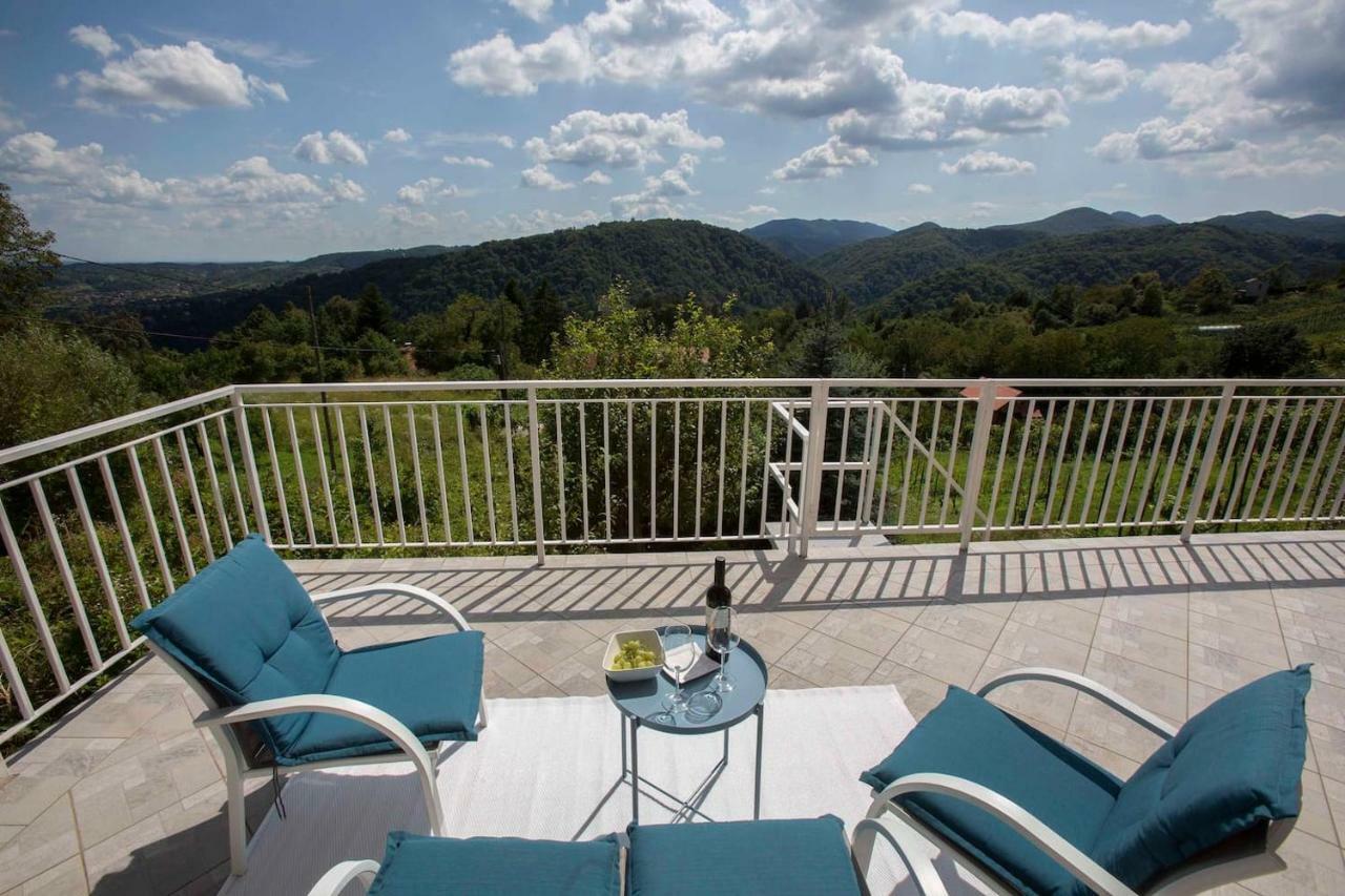 Vila Zagreb - Samobor, Croatia Castle View House Exteriér fotografie